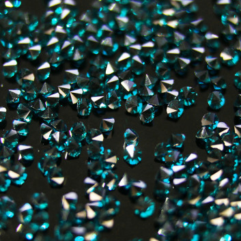 Diamantové kryštáliky Allepixie 1 mm - tmavozelené č. 17