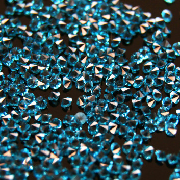 Diamantové kryštáliky Allepixie 1 mm – tyrkys č. 18