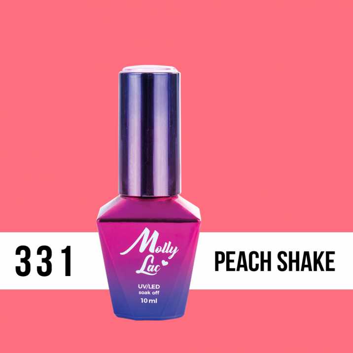 Hybridný lak MollyLac - Fancy Fashion - Peach Shake 5 ml č. 331