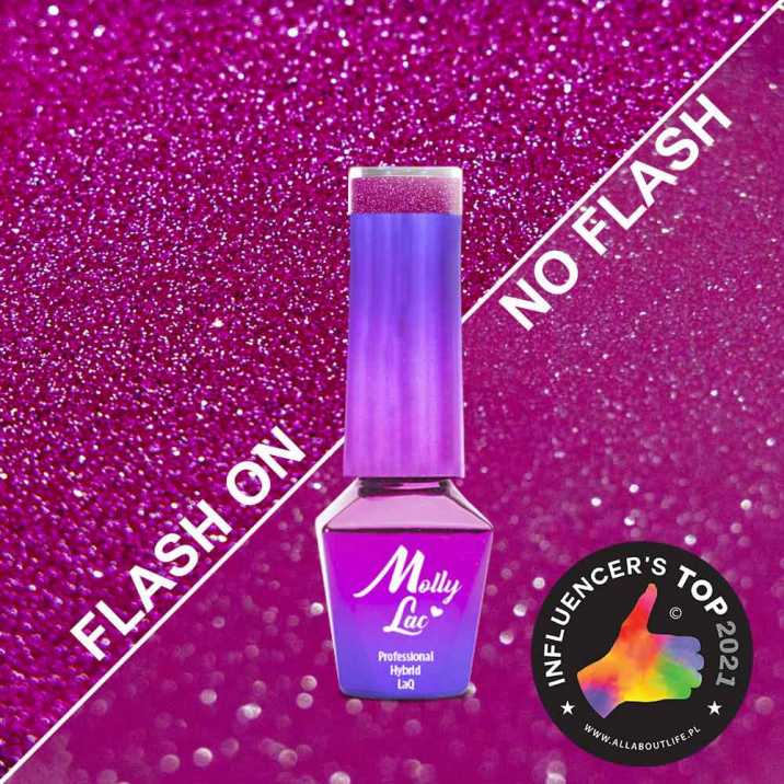 Hybridný lak MollyLac – Duo Flashing Lights - Rose Of Dreams 5 ml č. 601