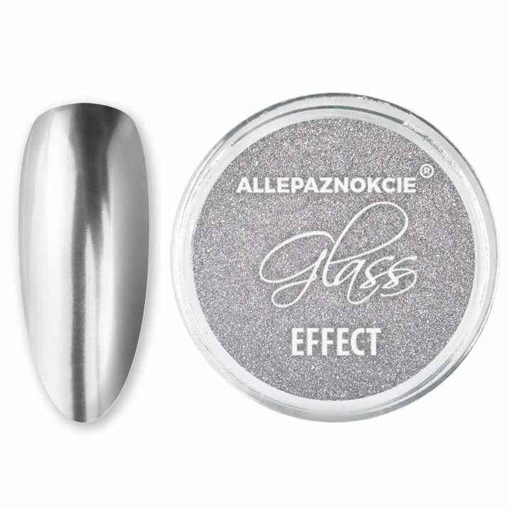 glass effect silver