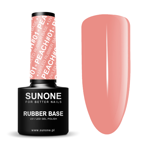Sunone rubber base peach 01