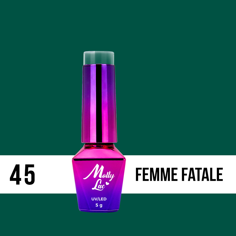 Hybridný lak MOllyLac Femme Fatale 45 Elite woman, 5 ml