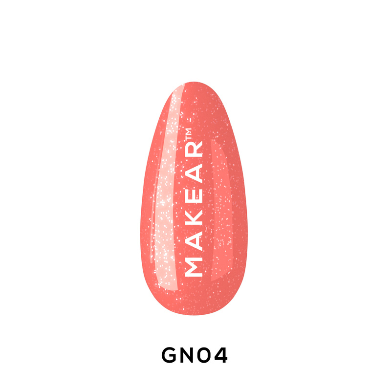 Makear gél lak 04 Neon Glitter 8 ml