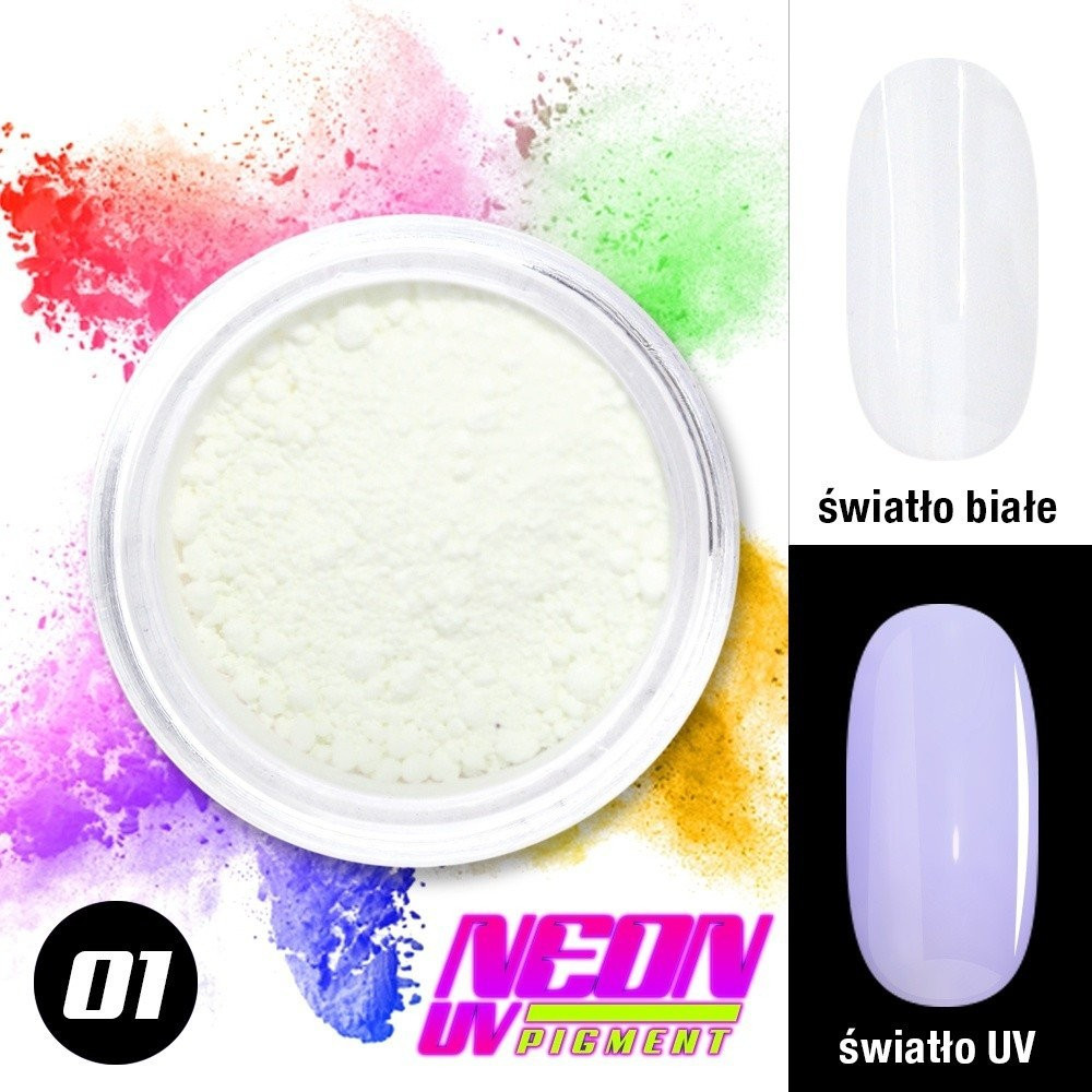 Neon UV pigment 01 Biely 0,6 g