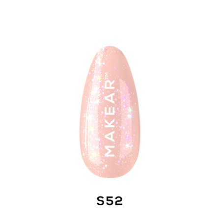 Makear Gél lak S52 Glitter Idol 8 ml